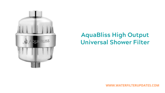 AquaBliss High Output Universal Shower Filter